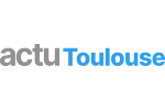 Logo de Actu Toulouse, branche locale des médias « Actu » relayant diverses informations de Toulouse et ses environs.
