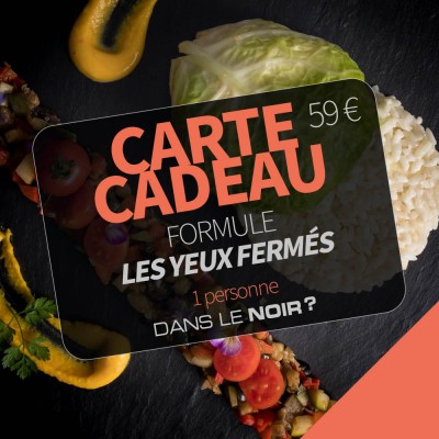Carte cadeau insolite : Restaurant Dans le Noir ? à Toulouse